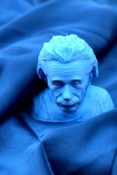 3D Albert Einstein Büstü - 5