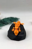 3D Hareketli Oyuncak Kertenkele - Turuncu thumbnail 4