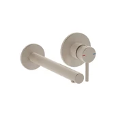 VitrA Origin Ankastre Lavabo Bataryası İki Rozetli  Fırçalı Nikel (Sıva Üstü Grubu) A4258134 - 2