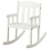 Sallanan Çocuk Sandalyesi MeridyenDukkan Beyaz 37X69X57 IKEA Çocuk Odası Mobilyası - 1