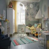 Sallanan Çocuk Sandalyesi MeridyenDukkan Beyaz 37X69X57 IKEA Çocuk Odası Mobilyası - 3