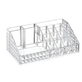 Piev Bölmeli Kristal Diamond Kozmetik Ürün Düzenleyici thumbnail 3