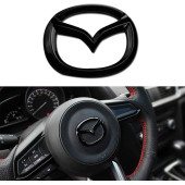 DK Tuning Mazda 3 Direksiyon Göbeği Siyah ABS Logo Arma thumbnail 3