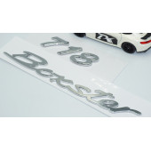 DK Tuning Porsche 718 Boxster Bagaj 3M 3D ABS Yazı Logo Amblem Seti - 3