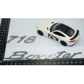 DK Tuning Porsche 718 Boxster Bagaj 3M 3D ABS Yazı Logo Amblem Seti - 4