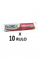 Florex Standart Endüstriyel Hantal 100x150 Cm Siyah Çöp Poşeti 10 Rulo 50 Adet - 1