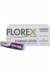 Florex Standart Büyük Boy Çöp Poşeti Siyah 10x50 Paket 500 adet 1 Koli - 1