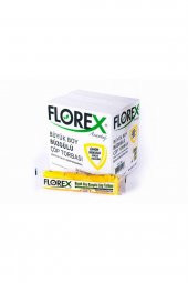 Florex  Limon Kokulu Büzgülü Büyük Boy Çöp Poşeti 130 Gr 1 Koli (250 Adet) - 1