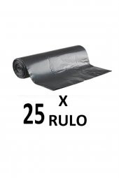 Florex  Standart Büyük Boy 65x80 Cm  Siyah Çöp Poşeti 25 Rulo Toplam 250 Adet - 1