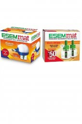 Esemmat  Kablosuz Otomatik Isı Kontrollü Elektrolikit 30 Gece Set + 45 Gece Elektrolikit Yedek 2li - 1