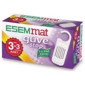 Esemmat  Güve Stop (3 Askı + 3 Çekmece) 3 Lü Set - 1
