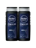Nivea  Men Active Clean Erkek Duş Jeli 500 Ml X2 Avantajlı Paket - 1