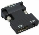 Ses Destekli Hdmi To Vga Monitör Çevirici Dönüştürücü Adaptör - 3