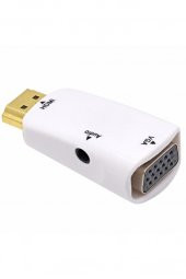 Hdmi To Vga Monitör Çevirici Dönüştürücü Adaptör - 1