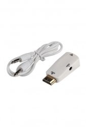 Hdmi To Vga Monitör Çevirici Dönüştürücü Adaptör - 3