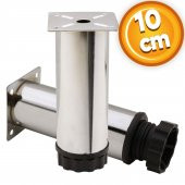 Mobilya Kanepe Baza Koltuk Metal Destek Ayağı Ayarlanabilir Krom Ayak 10 cm - 1