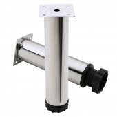 Mobilya Kanepe Baza Koltuk Metal Destek Ayağı Ayarlanabilir Krom Ayak 25 cm thumbnail 4