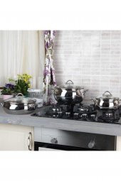 KORKMAZ A1801 TOMBİK JR. 6 PARÇA TENCERE SETİ thumbnail 2