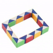 24 PARÇA EĞİTİCİ MAGİC SNAKE RUBİK YILAN ZEKA KÜPÜ RUBİK'S - 4