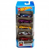1806 Hot Wheels Beşli Araba Seti MOTOR SHOW HLY63 - 1