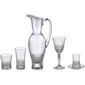 Kcd Cam Dekor Di̇zayn Antik Sade 61 Parça Su Takımı thumbnail 1