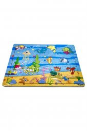 25 Parça Deniz Canlıları Ahşap Puzzle - 2