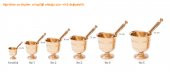 Tarihi Phantom El Yapımı Prinç Havan No:2, 11 cm - 4