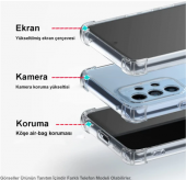 İphone 11 Pro Max Uyumlu Şeffaf Köşe Korumalı Saydam Telefon Kılıfı - 4