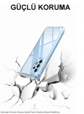 İphone 14 Pro Max Uyumlu Şeffaf Köşe Korumalı Saydam Telefon Kılıfı - 5