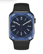 HW8 Max Akıllı Saat 8 Serisi 1.99 İnç Geniş Ekran Siyah Renk Smart Watch - 1