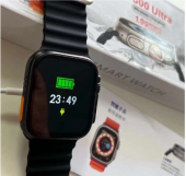 T800 Ultra Smartwatch Kablosuz Şarj IP67 Su Geçirmez  Özelliği 1.99 HD Ekran Siyah Renk Akıllı Saat thumbnail 6