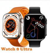 WS8 ULTRA Plus Smartwatch 8 Serisi 2022 Model Turuncu Renk Akıllı Saat thumbnail 1