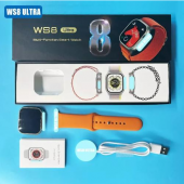 WS8 ULTRA Plus Smartwatch 8 Serisi 2022 Model Turuncu Renk Akıllı Saat thumbnail 4