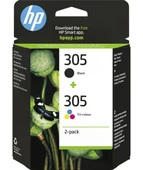 HP 6ZD17AE 2-Pac TriColor/Black M.K(305) - 1