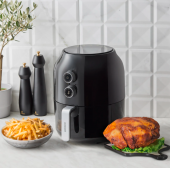 Karaca Multifry Single Pan Siyah Yağsız Fritöz 3,5 L - 1