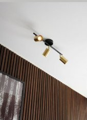 MYLİGHTS  ÜÇLÜ LED AVİZE LED SPOT HAREKETLİ GÜNIŞIĞI AMPULLÜ LED AVİZE - 1