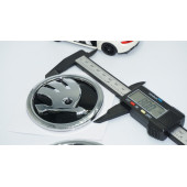 DK Tuning Skoda Ön Kaput Bagaj 9cm 8cm Yeni Nesil Logo Amblem Seti - 3