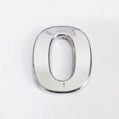 Cemax O Harfi 3,75 cm Krom Yapışkanlı - 1