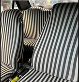 Çizgili Servis Kılıfı Siyah Beyaz- Zebra Desen Servis Kılıfı - 1