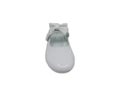 Zerhan 350 Kız Çocuk Beyaz Rugan Fiyonklu Cırtlı Babet thumbnail 4