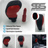 Spor Vites Topuzu Kırmızı Rengi Her Araca Uyumlu Üniversal - 1