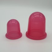 Silikon Selülit ve Boyun Masaj Kupa Seti 2li Pembe Renk - 1