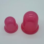 Silikon Selülit ve Boyun Masaj Kupa Seti 2li Pembe Renk - 3