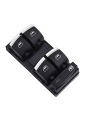 AUDİ A4 SOL DÖRTLÜ CAM AÇMA DÜĞMESİ ANAHTARI KROM 2004-2013 thumbnail 2