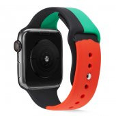 Apple Watch Ultra 49mm Kordon KRD-39 Silikon Strap Kayış - 1