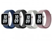 Apple Watch Ultra 49mm Kordon Wiwu Sport Loop Hasır Strap Kayış - 2