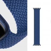 Apple Watch Ultra 49mm Kordon Wiwu Braided Solo Loop Large Strap Kayış - 4