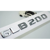 DK Tuning GLB 200 Bagaj Krom ABS 3M 3D Yazı Logo Benz İle Uyumlu - 1