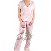 Kadın Saten Pijama Takımı S-M Beden - 2