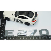 DK Tuning E270 Bagaj Krom ABS 3M 3D Yazı Logo Benz İle Uyumlu thumbnail 4